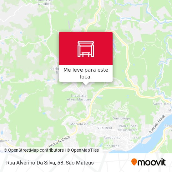 Rua Alverino Da Silva, 58 mapa