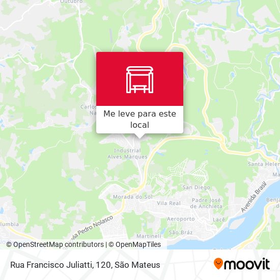 Rua Francisco Juliatti, 120 mapa