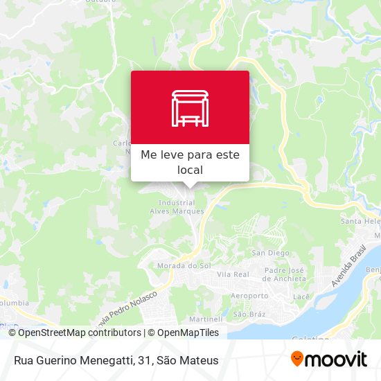 Rua Guerino Menegatti, 31 mapa