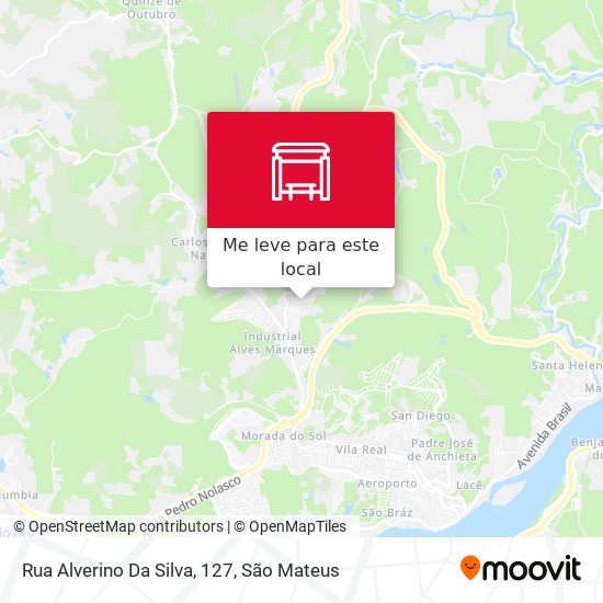 Rua Alverino Da Silva, 127 mapa