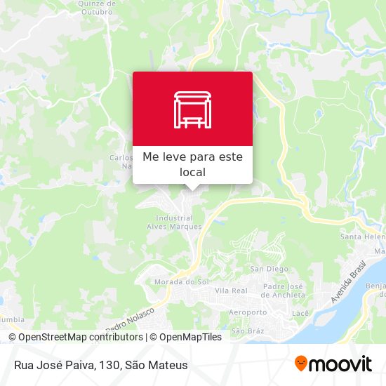 Rua José Paiva, 130 mapa