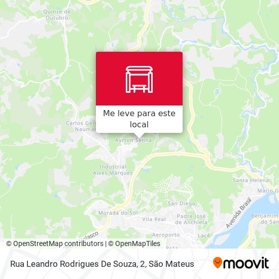 Rua Leandro Rodrigues De Souza, 2 mapa