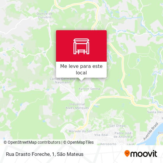 Rua Drasto Foreche, 1 mapa