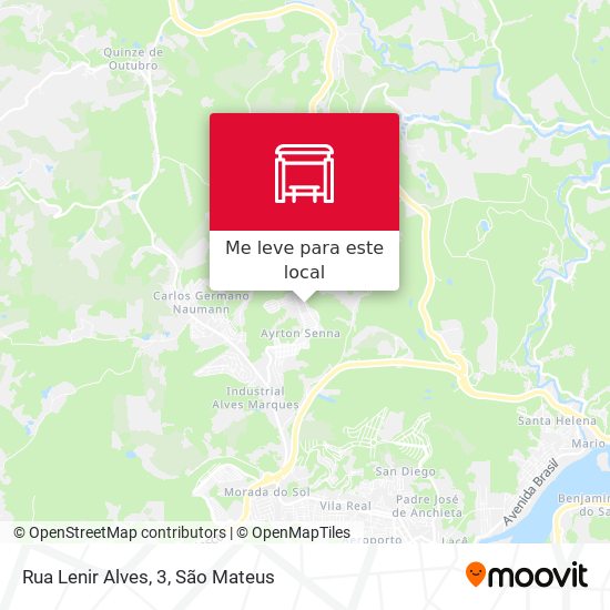 Rua Lenir Alves, 3 mapa