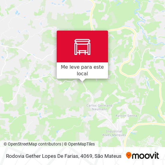 Rodovia Gether Lopes De Farias, 4069 mapa