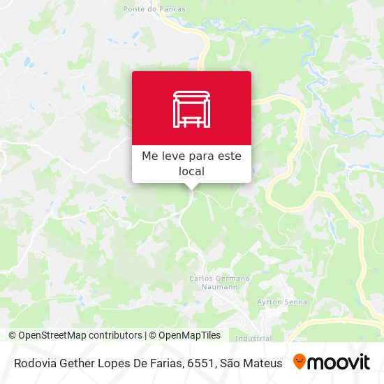 Rodovia Gether Lopes De Farias, 6551 mapa