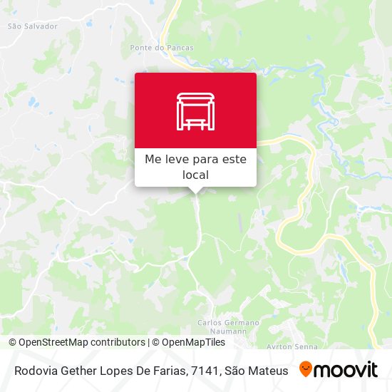 Rodovia Gether Lopes De Farias, 7141 mapa