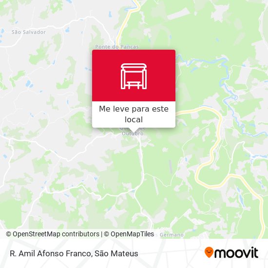 R. Amil Afonso Franco mapa