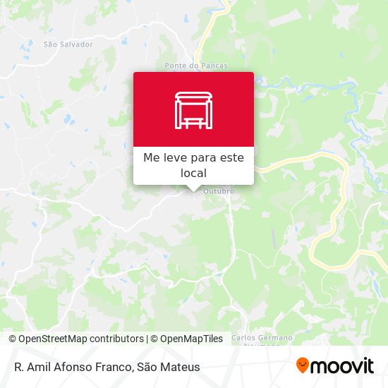 R. Amil Afonso Franco mapa