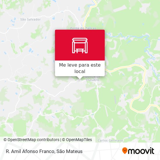 R. Amil Afonso Franco mapa