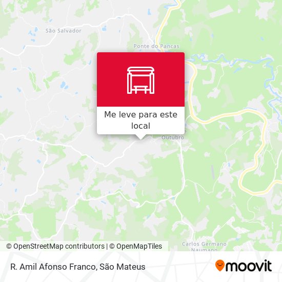R. Amil Afonso Franco mapa