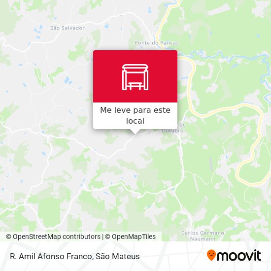 R. Amil Afonso Franco mapa
