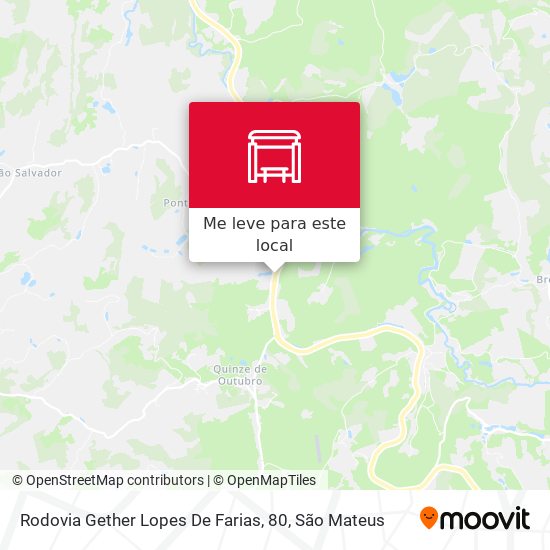 Rodovia Gether Lopes De Farias, 80 mapa