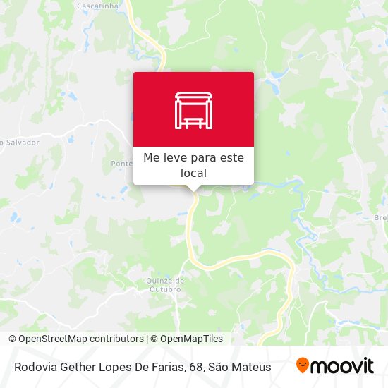 Rodovia Gether Lopes De Farias, 68 mapa