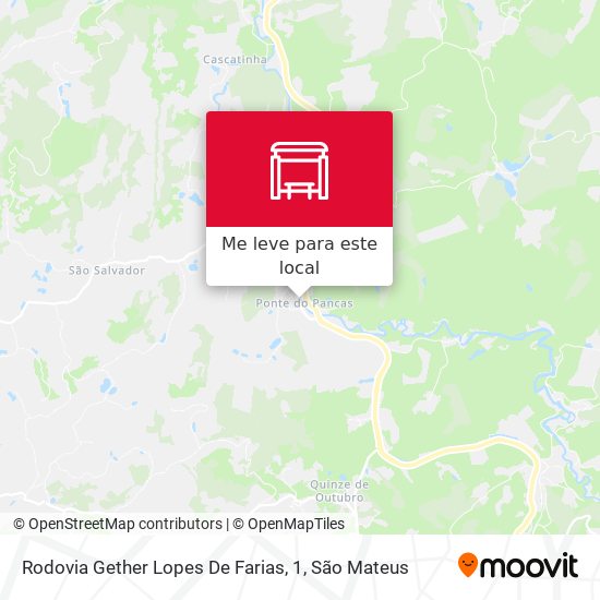 Rodovia Gether Lopes De Farias, 1 mapa