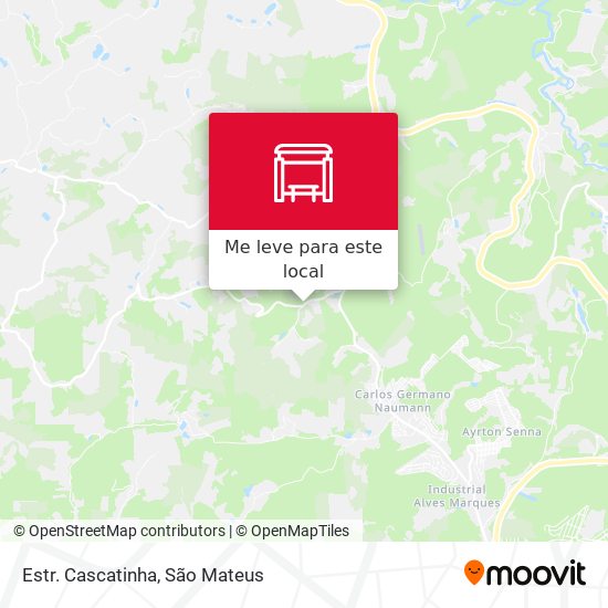 Estr. Cascatinha mapa