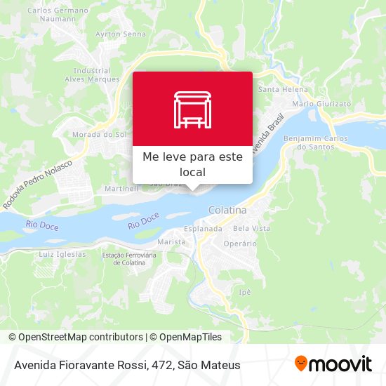 Avenida Fioravante Rossi, 472 mapa