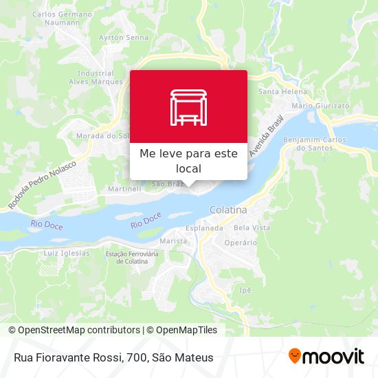 Rua Fioravante Rossi, 700 mapa