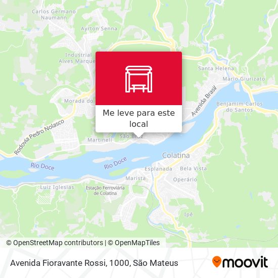 Avenida Fioravante Rossi, 1000 mapa