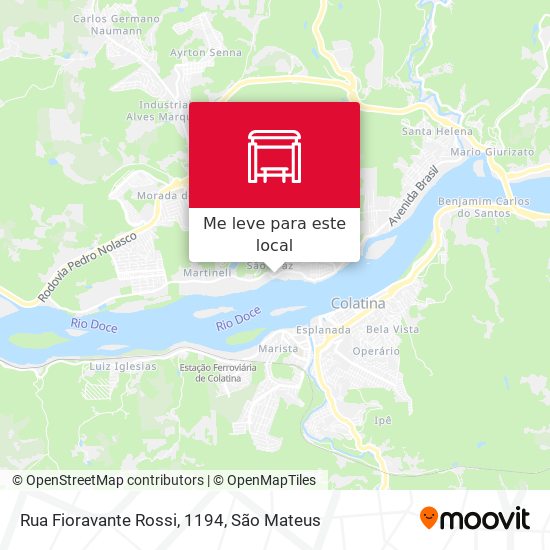 Rua Fioravante Rossi, 1194 mapa