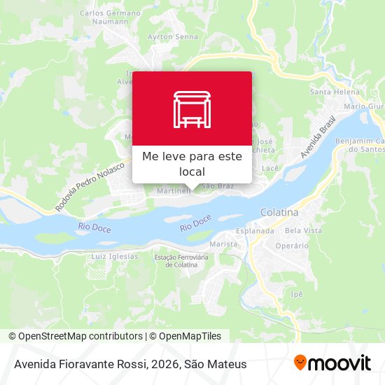 Avenida Fioravante Rossi, 2026 mapa
