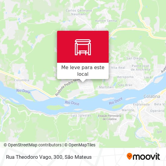Rua Theodoro Vago, 300 mapa