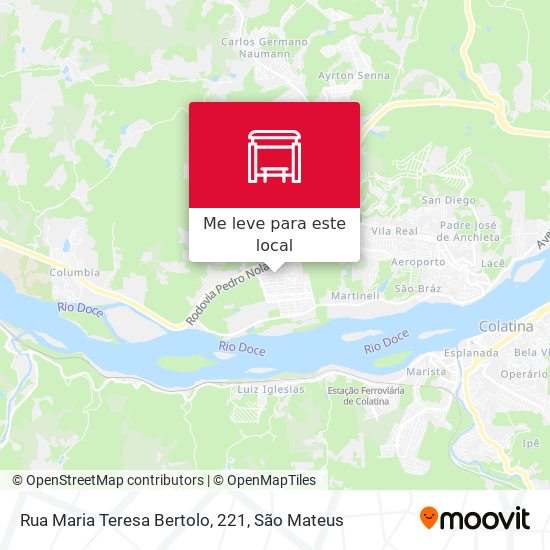 Rua Maria Teresa Bertolo, 221 mapa