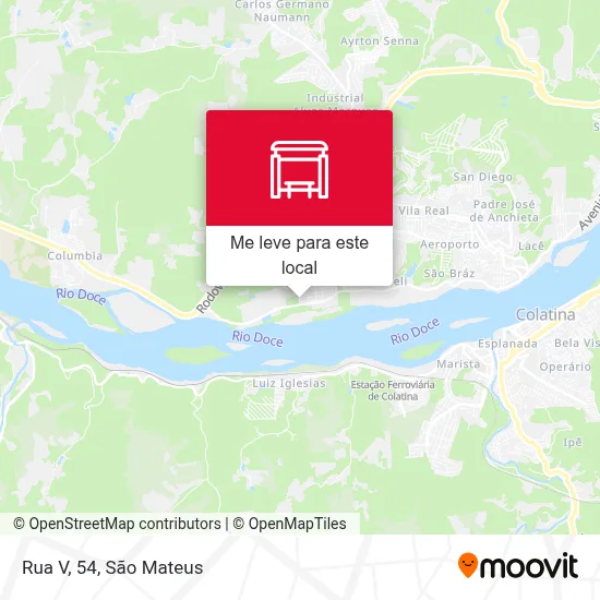 Rua V, 54 mapa