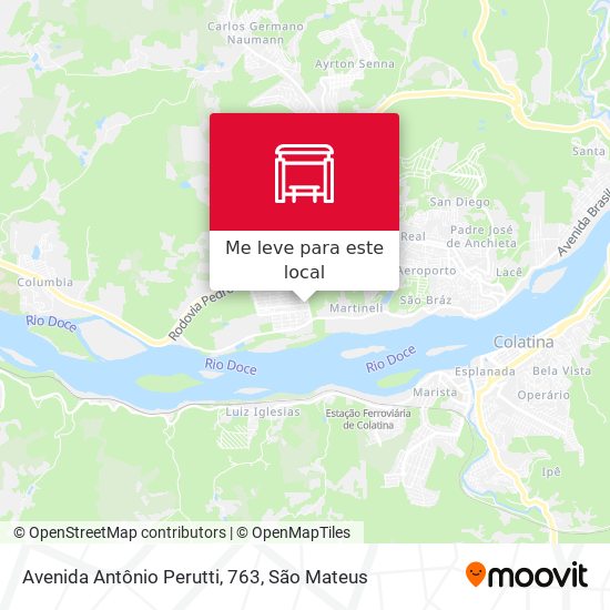 Avenida Antônio Perutti, 763 mapa