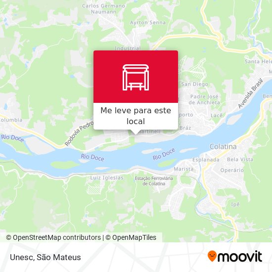 Unesc mapa