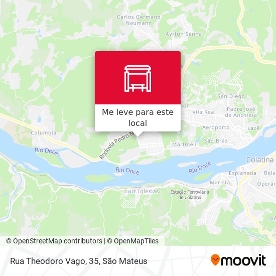 Rua Theodoro Vago, 35 mapa
