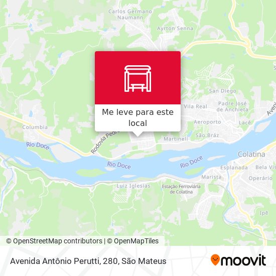 Avenida Antônio Perutti, 280 mapa