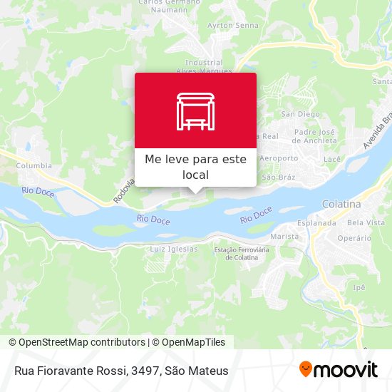 Rua Fioravante Rossi, 3497 mapa