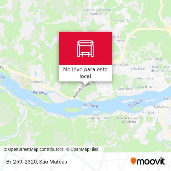 Br-259, 2320 mapa