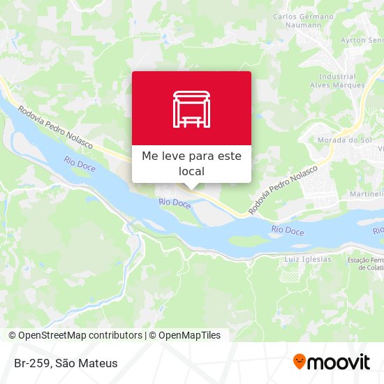 Br-259 mapa