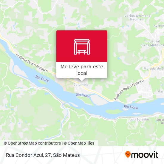 Rua Condor Azul, 27 mapa