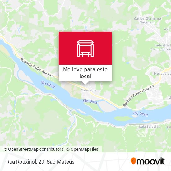 Rua Rouxinol, 29 mapa