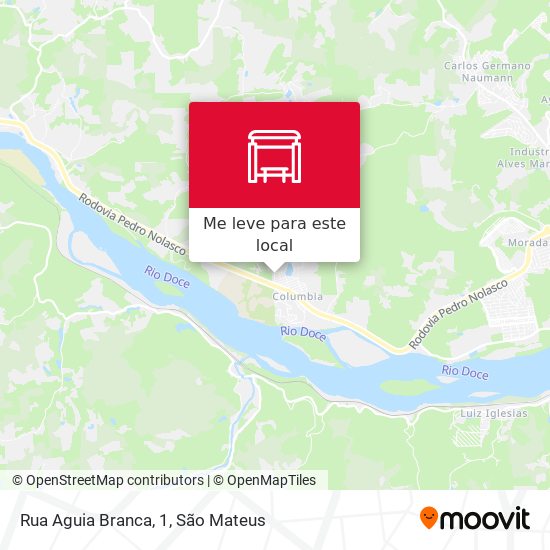 Rua Aguia Branca, 1 mapa
