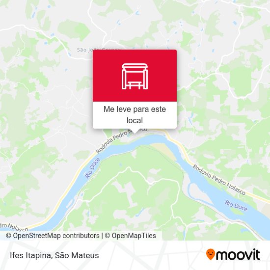 Ifes Itapina mapa