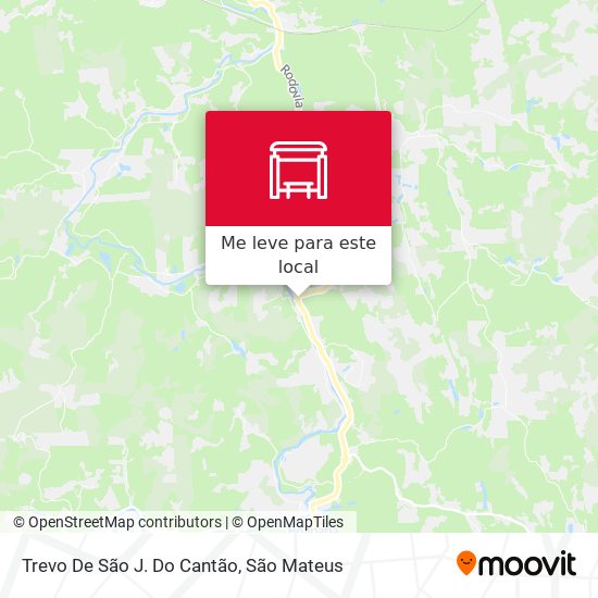 Trevo De São J. Do Cantão mapa