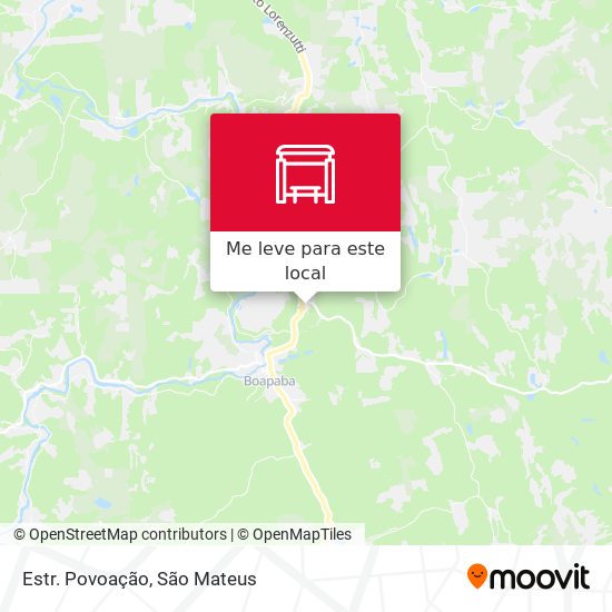 Estr. Povoação mapa