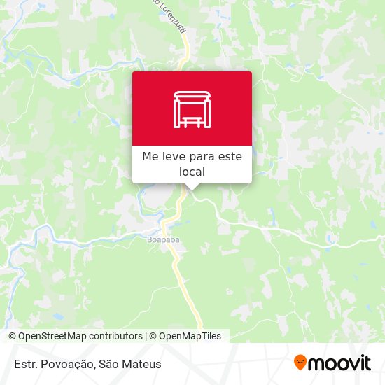 Estr. Povoação mapa