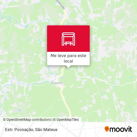Estr. Povoação mapa