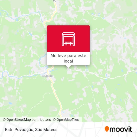 Estr. Povoação mapa