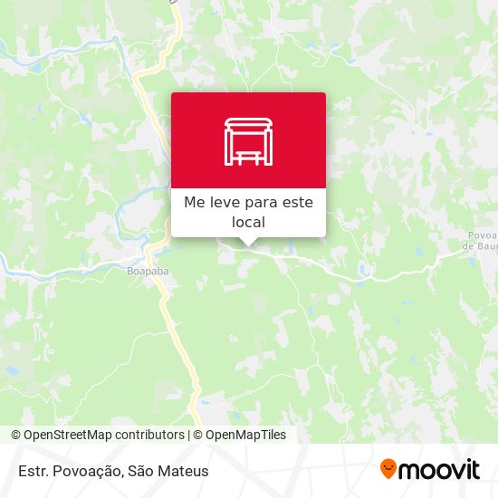 Estr. Povoação mapa