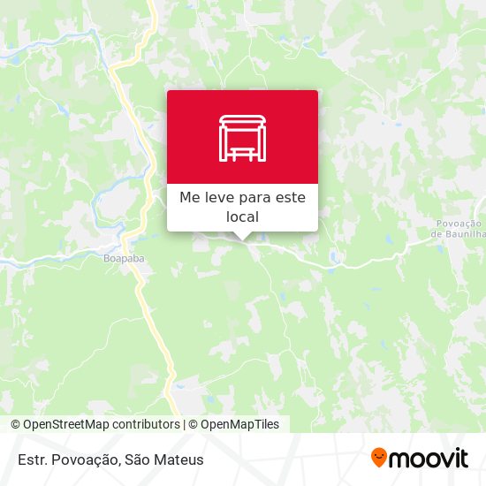 Estr. Povoação mapa