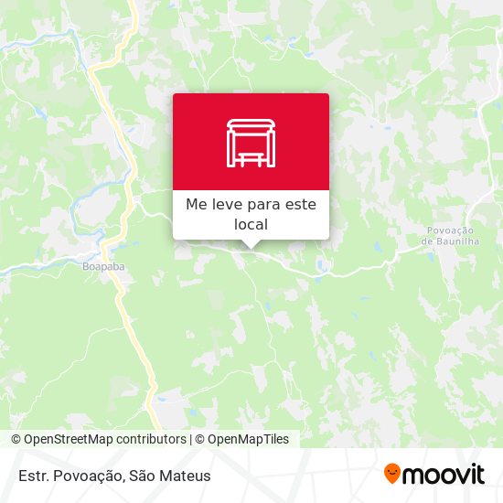 Estr. Povoação mapa