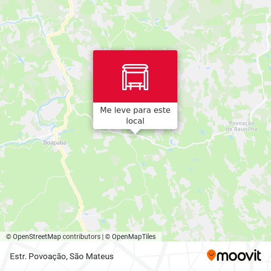 Estr. Povoação mapa