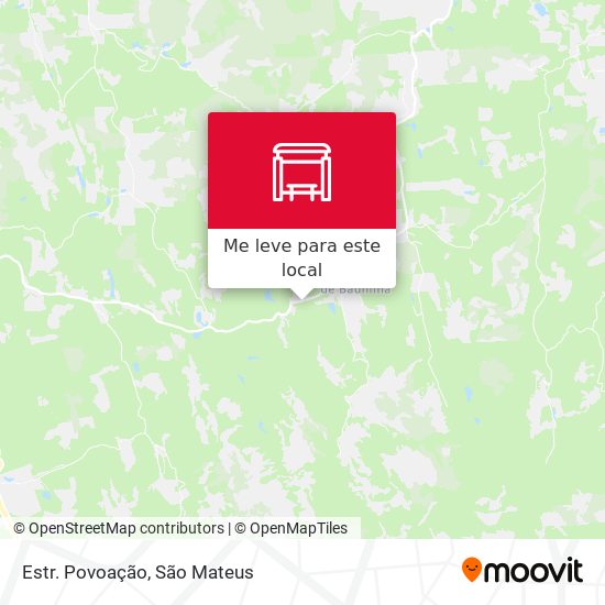 Estr. Povoação mapa