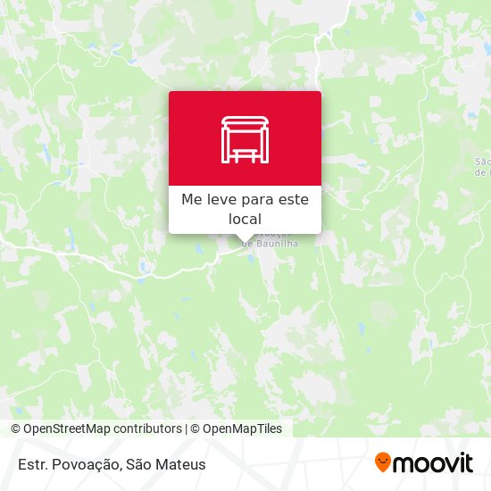 Estr. Povoação mapa